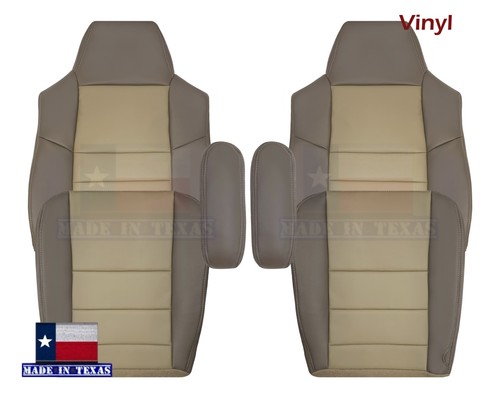 Front vinyl replacement seat - front,